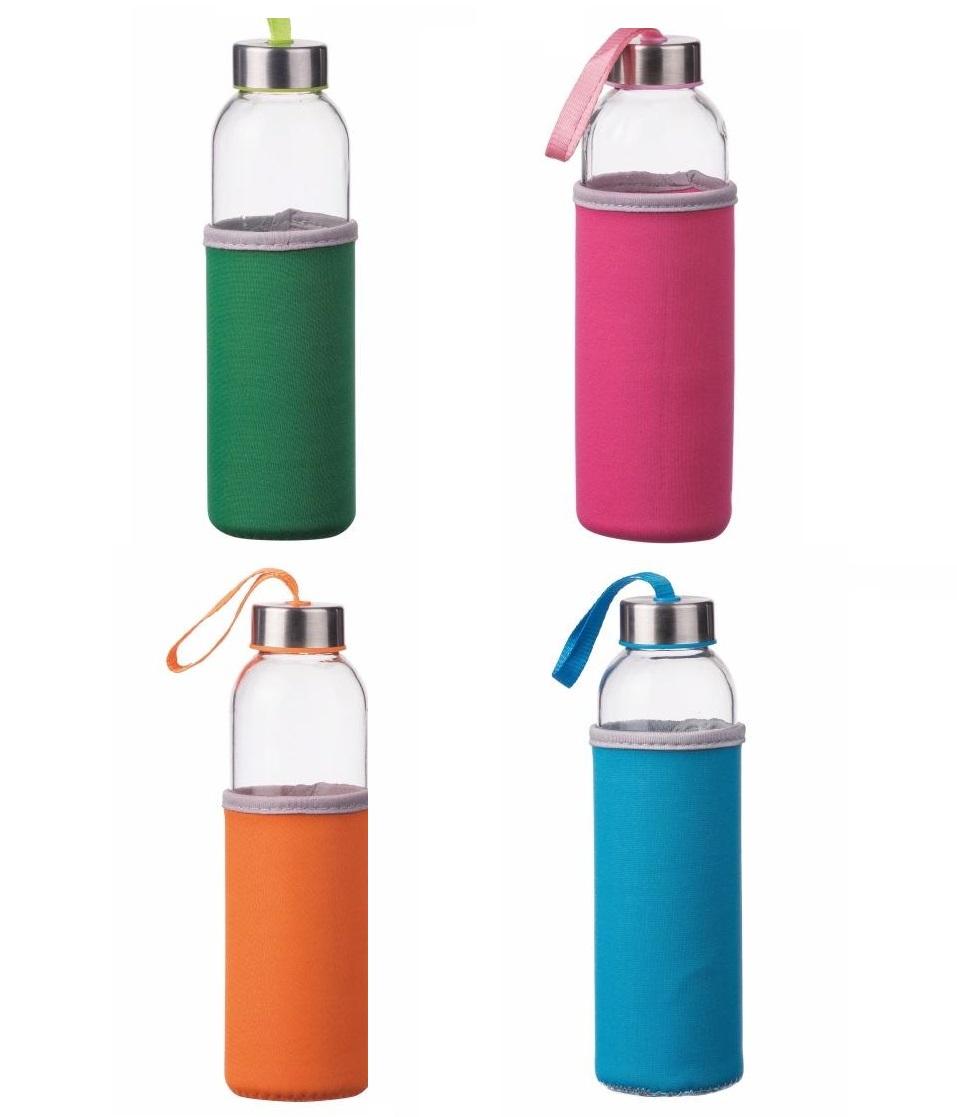 Staklena flašica za vodu 500ml 