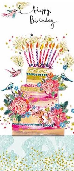 Rođendanska čestitka CAKE MONEY WALLET 