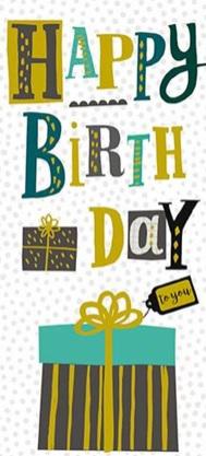 Rođendanska čestitka HAPPY BIRTHDAY 