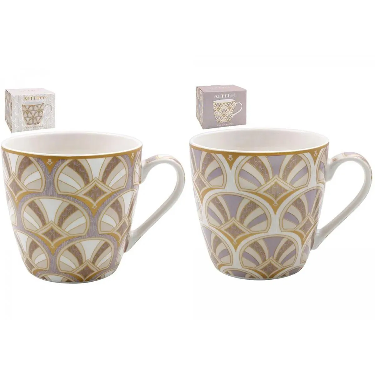 Velika porcelanska šolja ART DECO 