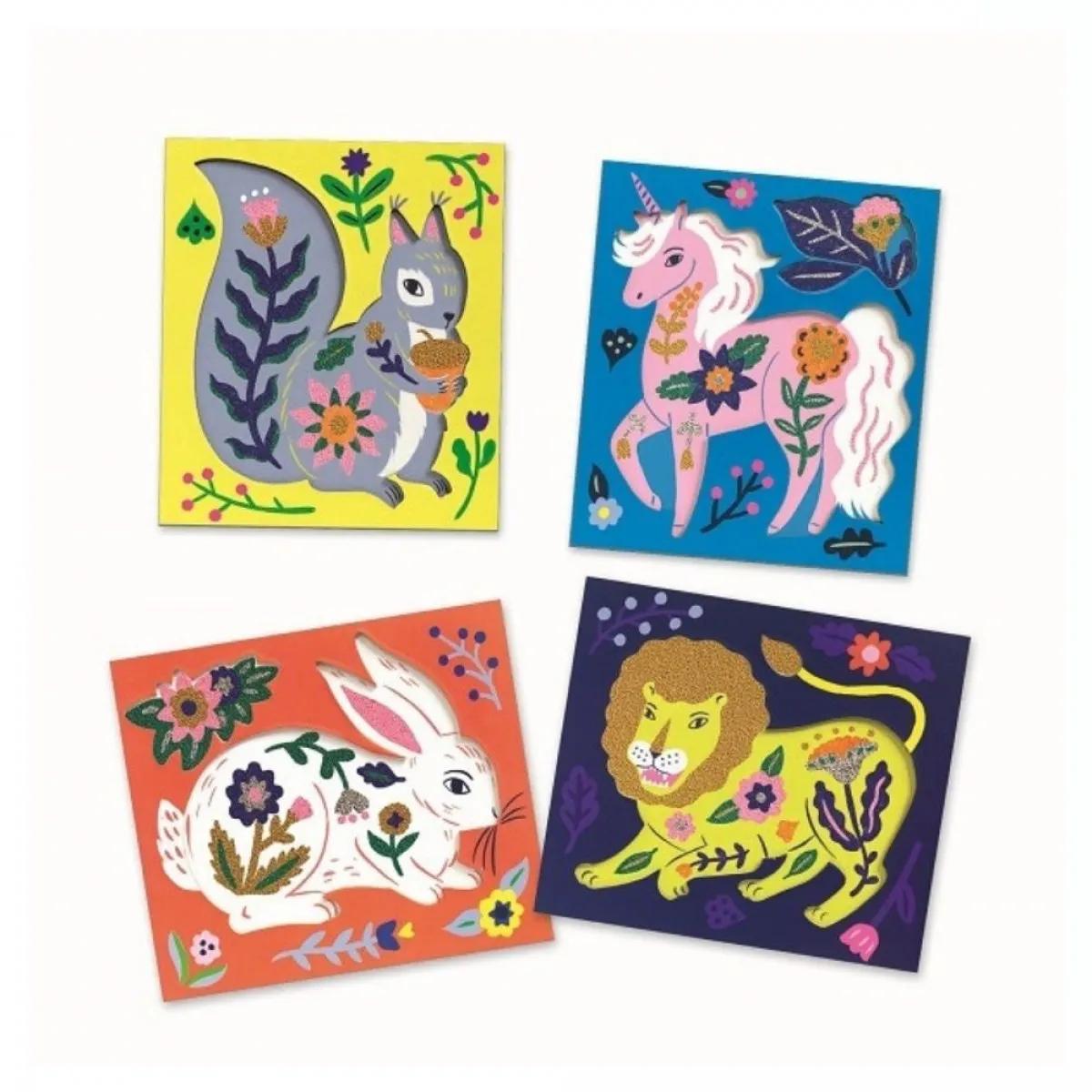 Čarobna bojanka ARTISTIC BEADS Flowers and Fur 