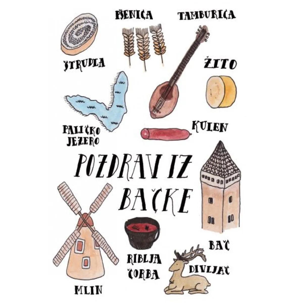 RAZGLEDNICA SREM BANAT I BAČKA 