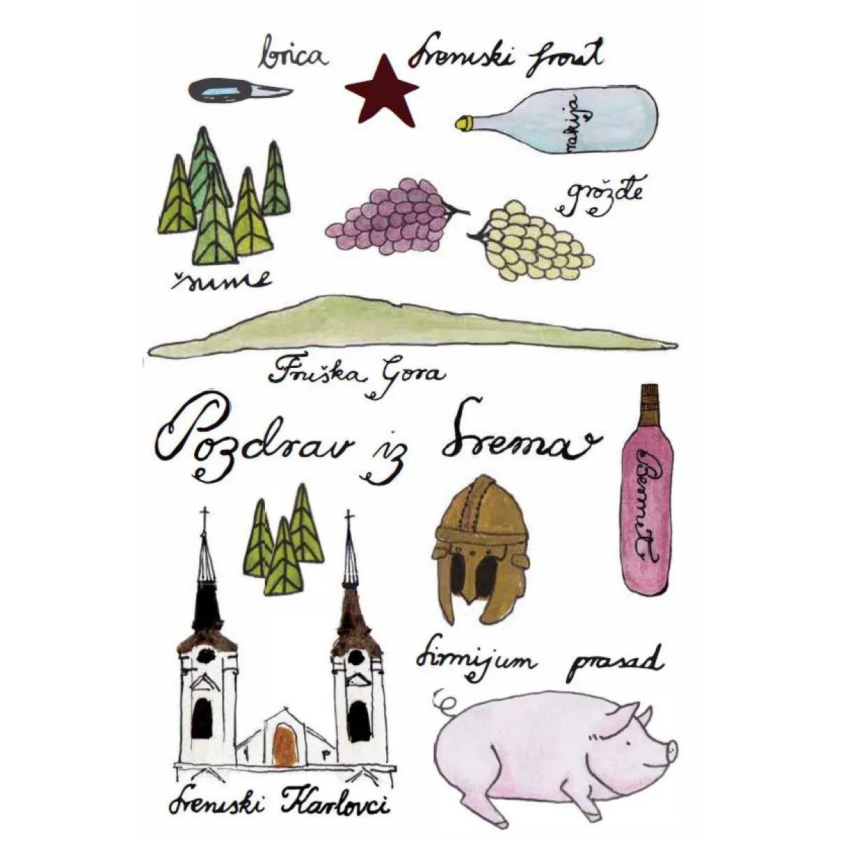 RAZGLEDNICA SREM BANAT I BAČKA 