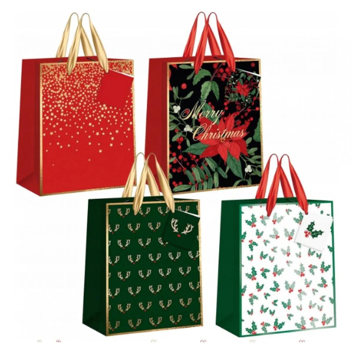 Novogodišnja ukrasna kesa 26,5x33x13cm 