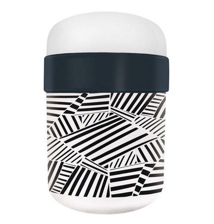 BIOLOCO dvodelna kutija / tegla za hranu  ZEBRA 