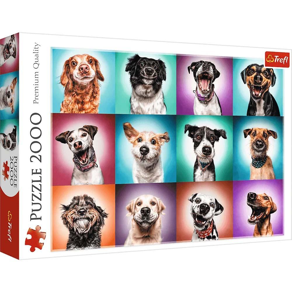 Puzzle 2000 FUNNY DOG PORTRAITS 
