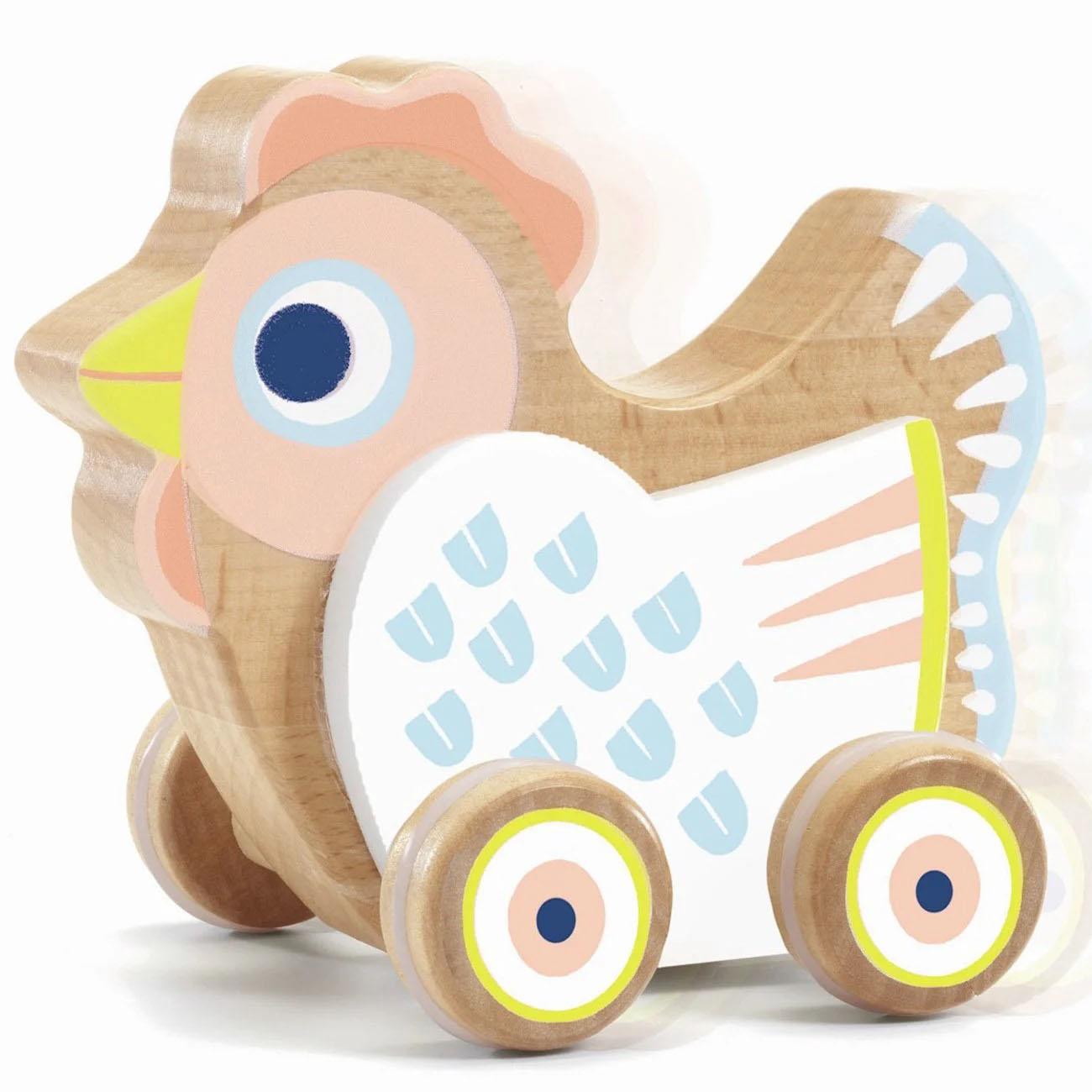 Igračka guralica KOKOŠKA 