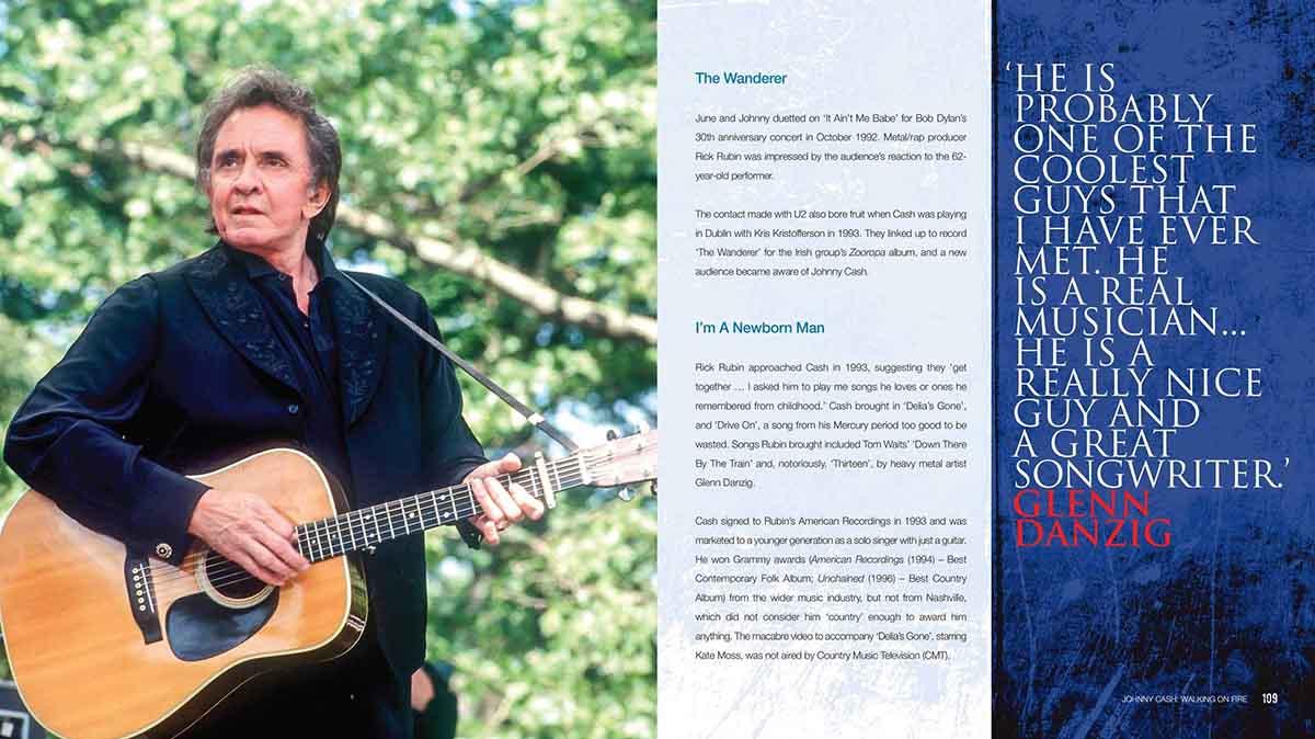 JOHNNY CASH WALKING ON FIRE 