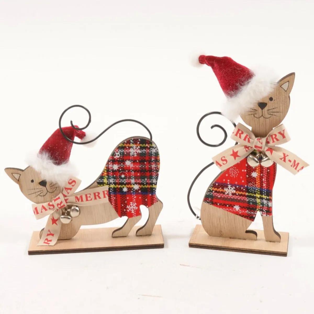 Novogodišnja figura HAPPY CAT 