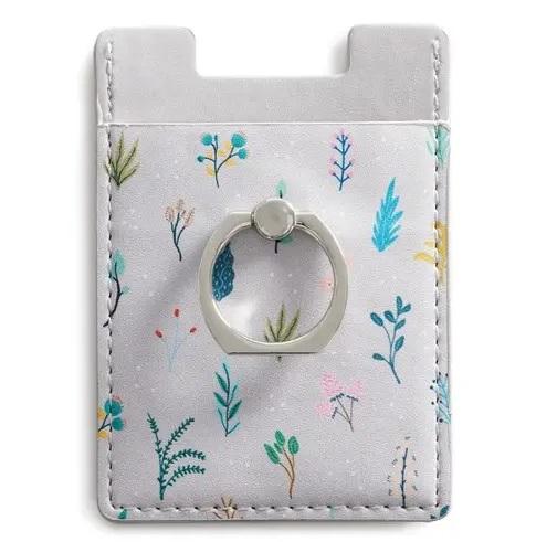 Poliuretanska futrola za kartice FLOWERS 