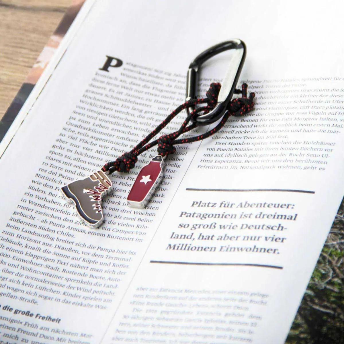 Privezak za ključeve HIKING CHARMS AND CARABINER CLIP 