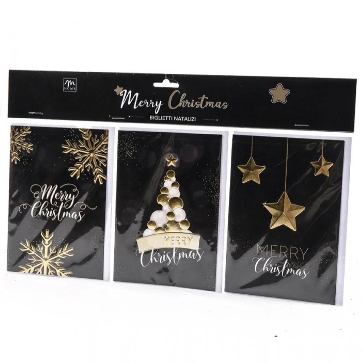 Set tri NOVOGODIŠNJE ČESTITKE 