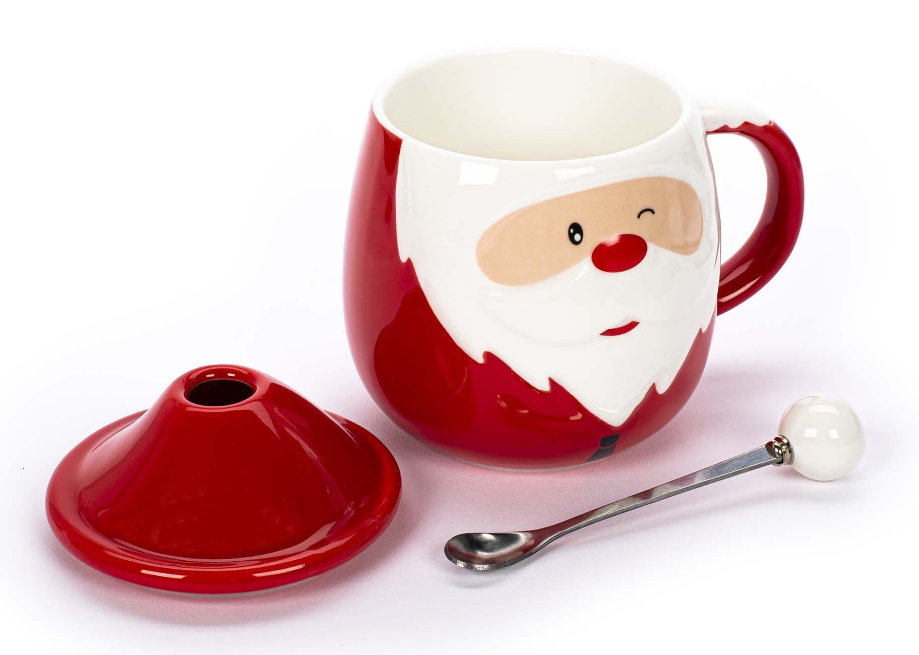 Šolja sa poklopcem i kašikom NOVA GODINA 