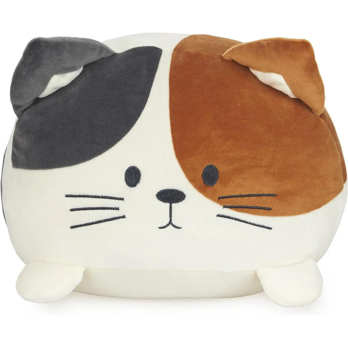 CUSHION KITTY CALICO MULTICOLOR POLYESTER 