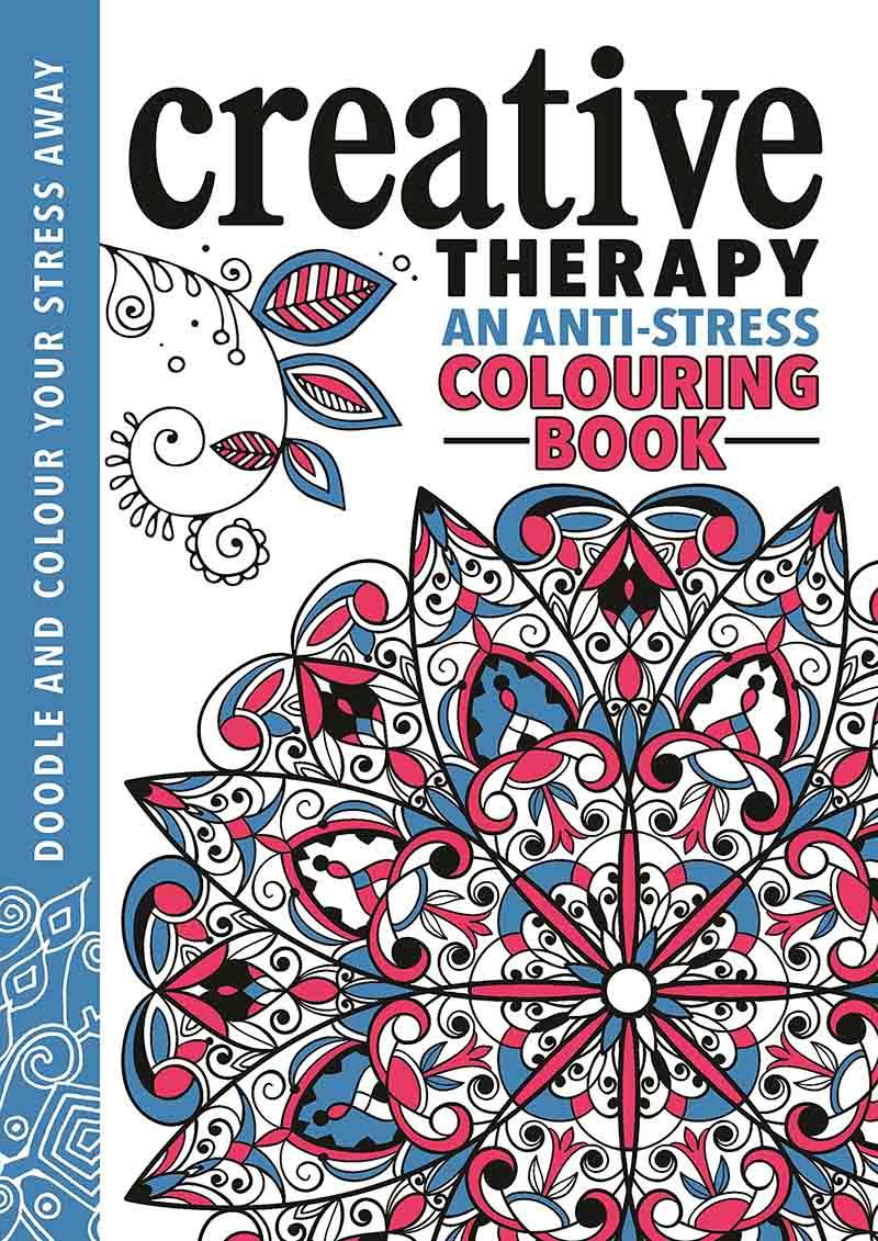 ART THERAPY CREATIVE COLOURING BOOK 