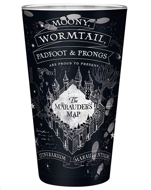 HARRY POTTER velika staklena čaša BANDITOVA MAPA 