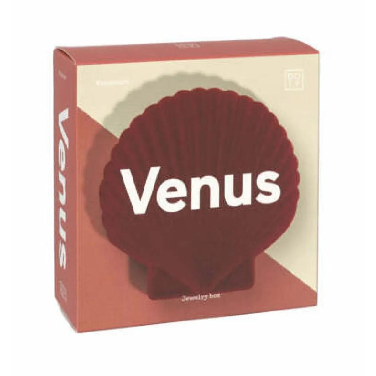 Kutija za nakit ŠKOLJKA Crvena 