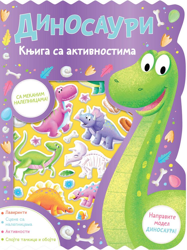 KNJIGA SA AKTIVNOSTIMA: DINOSAURI 