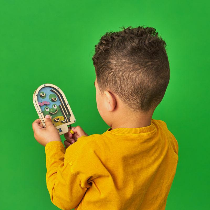 Džepni drveni fliper PINBALL (više motiva) 