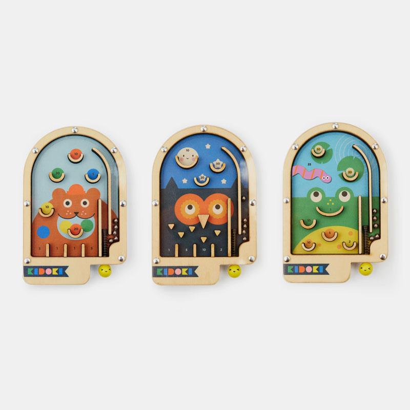 Džepni drveni fliper PINBALL (više motiva) 