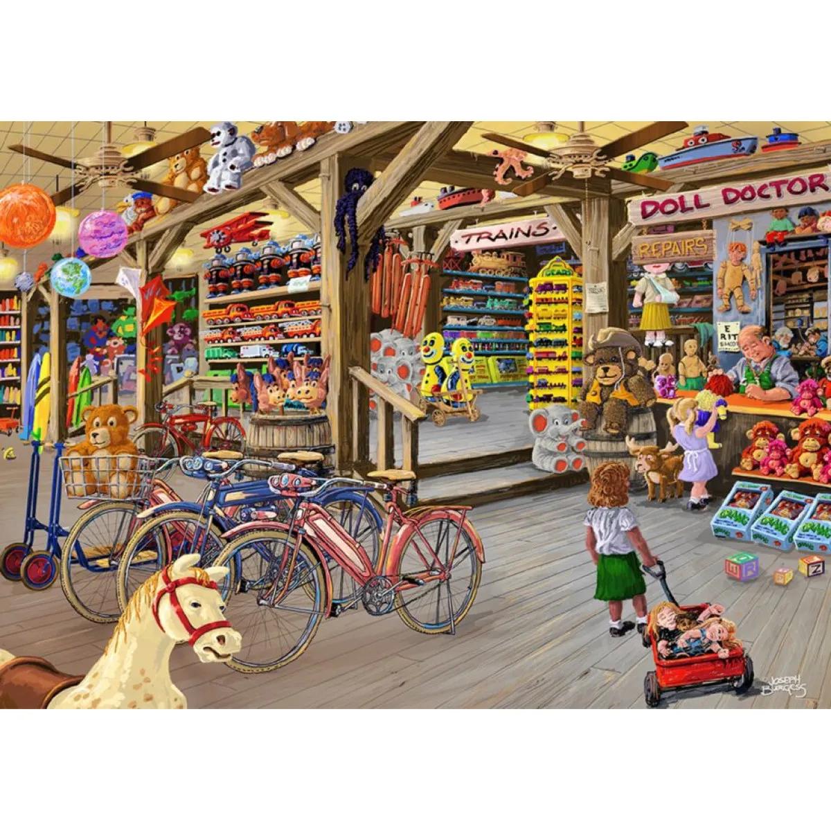 Drvene puzzle PRODAVNICA IGRAČAKA (M) 