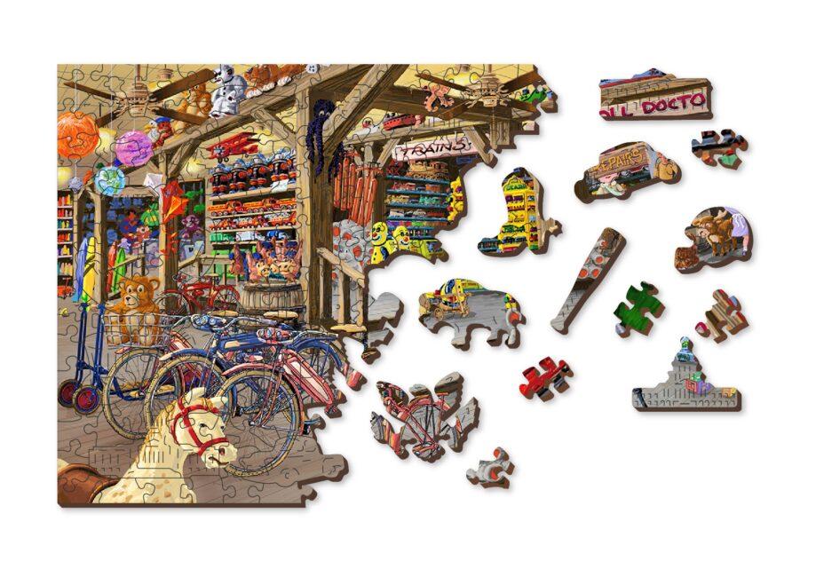 Drvene puzzle PRODAVNICA IGRAČAKA (M) 