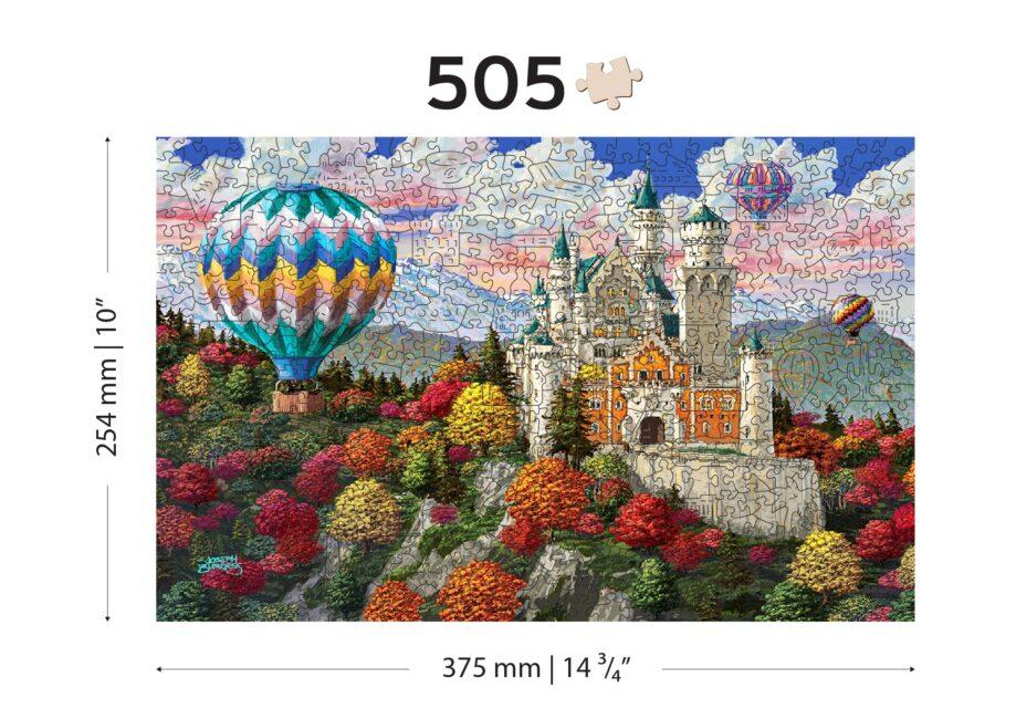 Drvene puzzle NEMAČKI ZAMAK (L) 