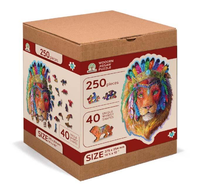 Drvene puzzle MISTIČNI LAV (L) 