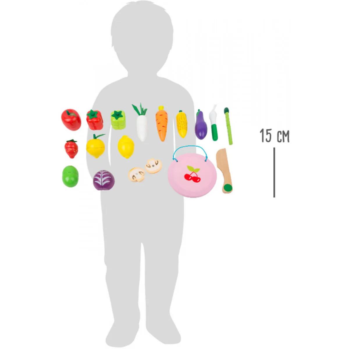 Drvena igračka SET VOĆA I POVRĆA KOJI SE SEKU 