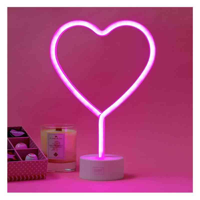 Lampa neon IT'S A SIGN srce 