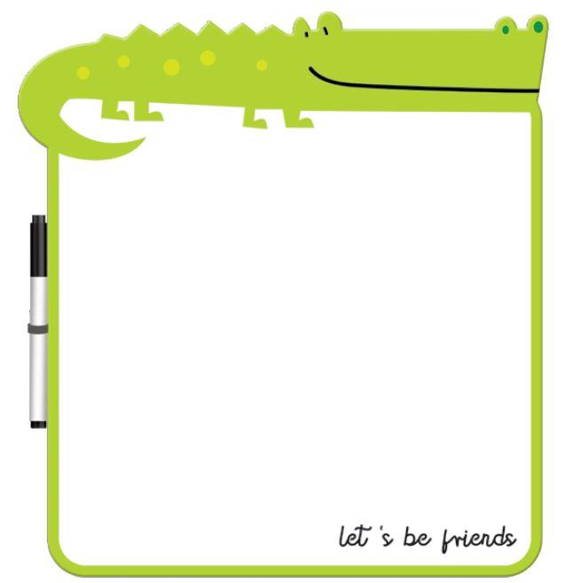 Piši briši tabla za poruke CROCODILE 