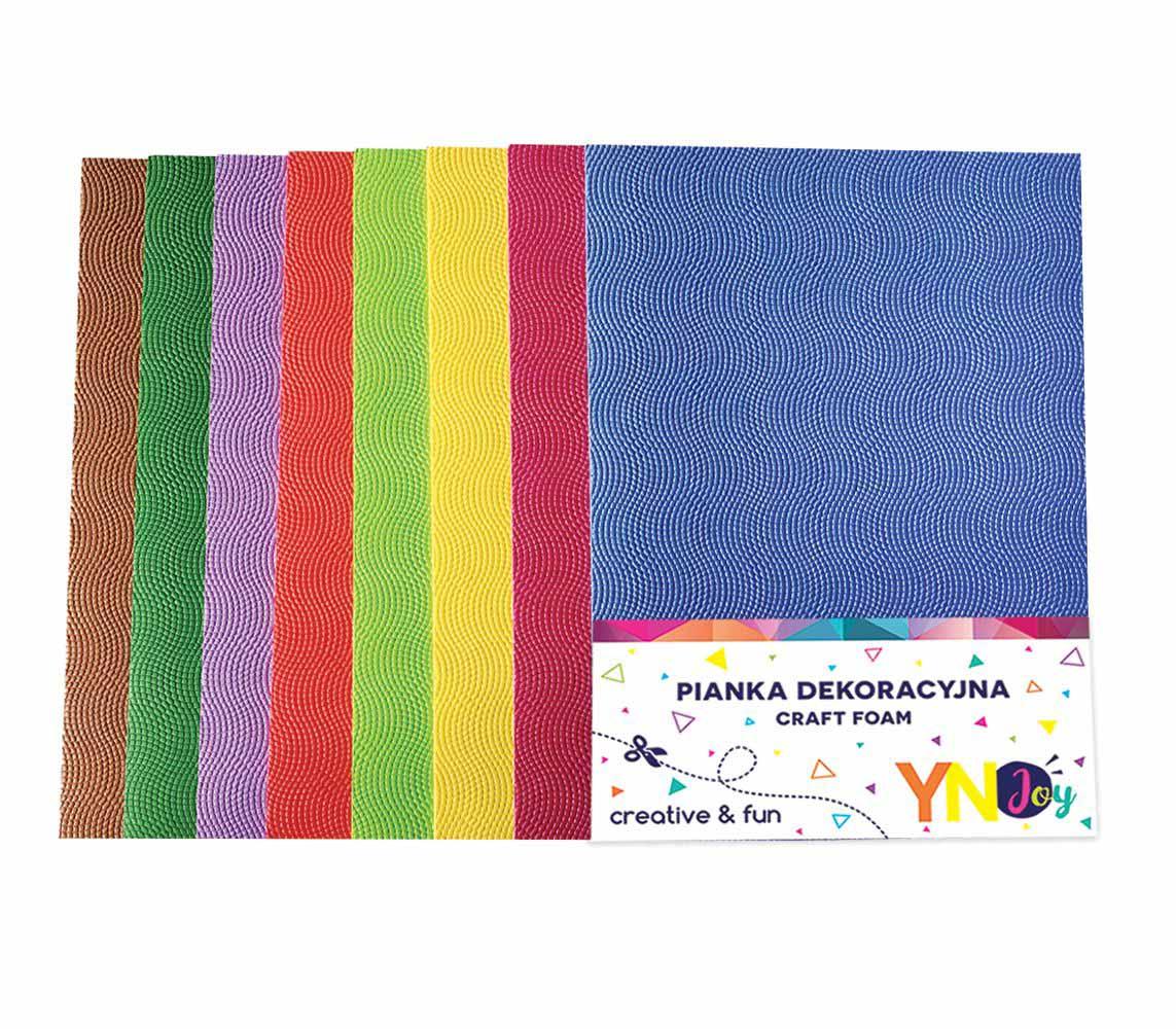 Listovi u boji A4 CRAFT FOAM WAVE Eva pena 