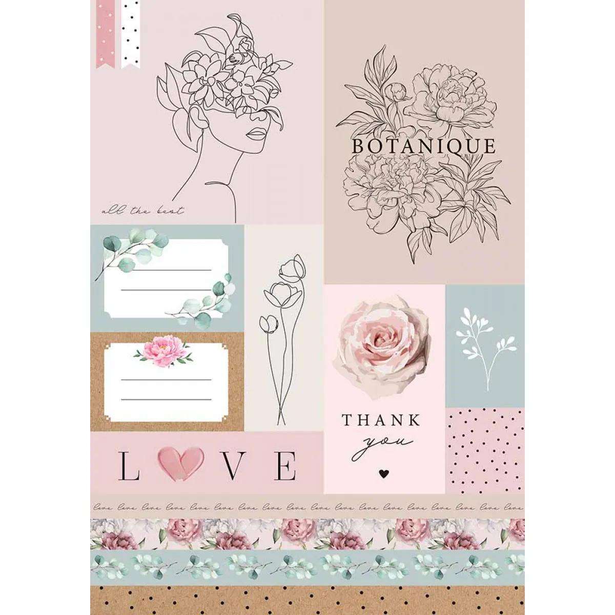 Kreativni set sa stikerima za dekoraciju sveski GARDEN 