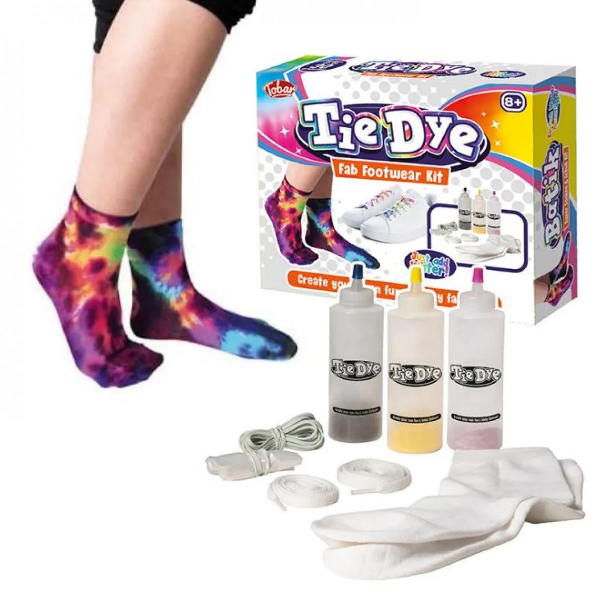 Set za dekoraciju čarapa TIE DYE 