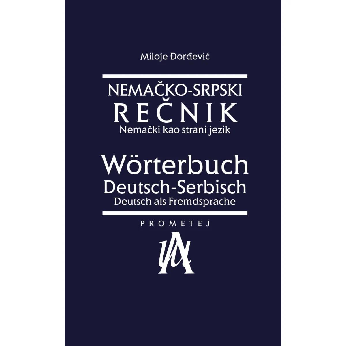 NEMAČKO SRPSKI REČNIK Nemački kao strani jezik 