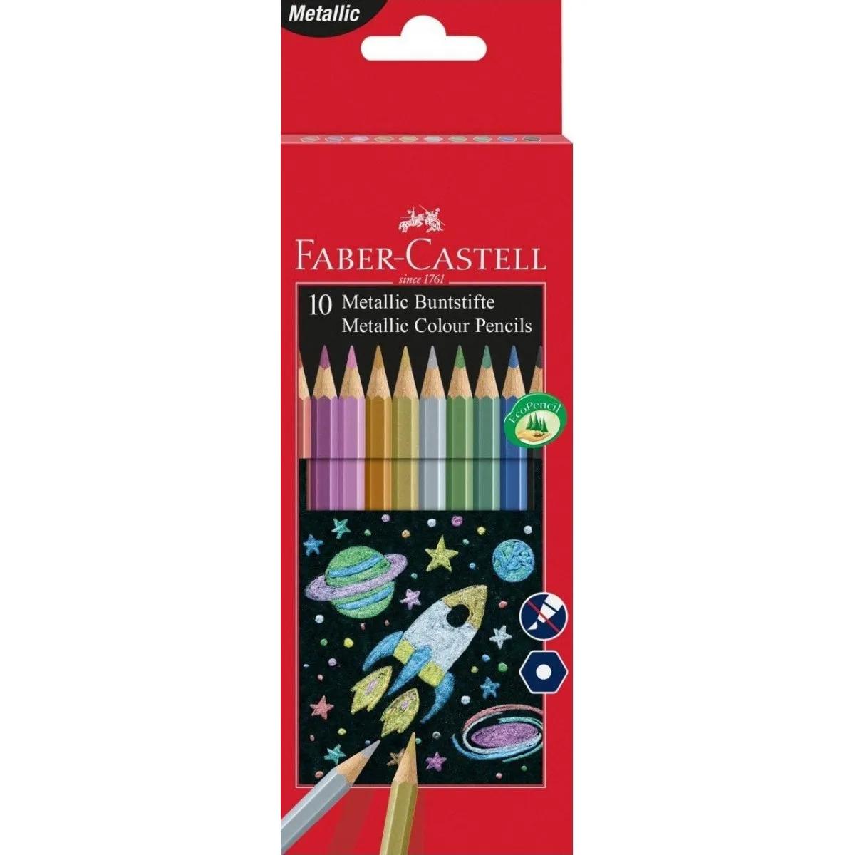 FABER CASTELL metalik drvene boje 1/10 