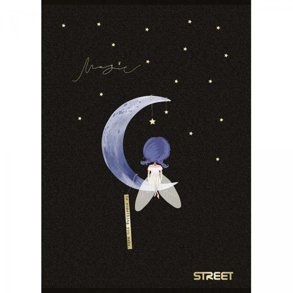 BLACK GOLD SVESKA A4 54L linija margina 