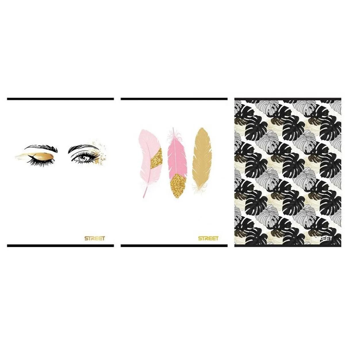 BLACK GOLD SVESKA A5 54L linija margina 