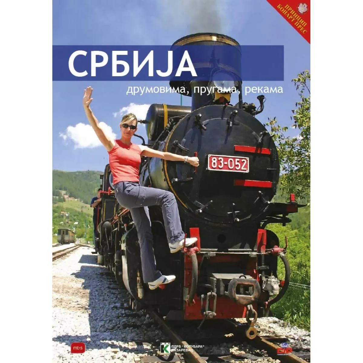 SRBIJA Drumovima, prugama, rekama 