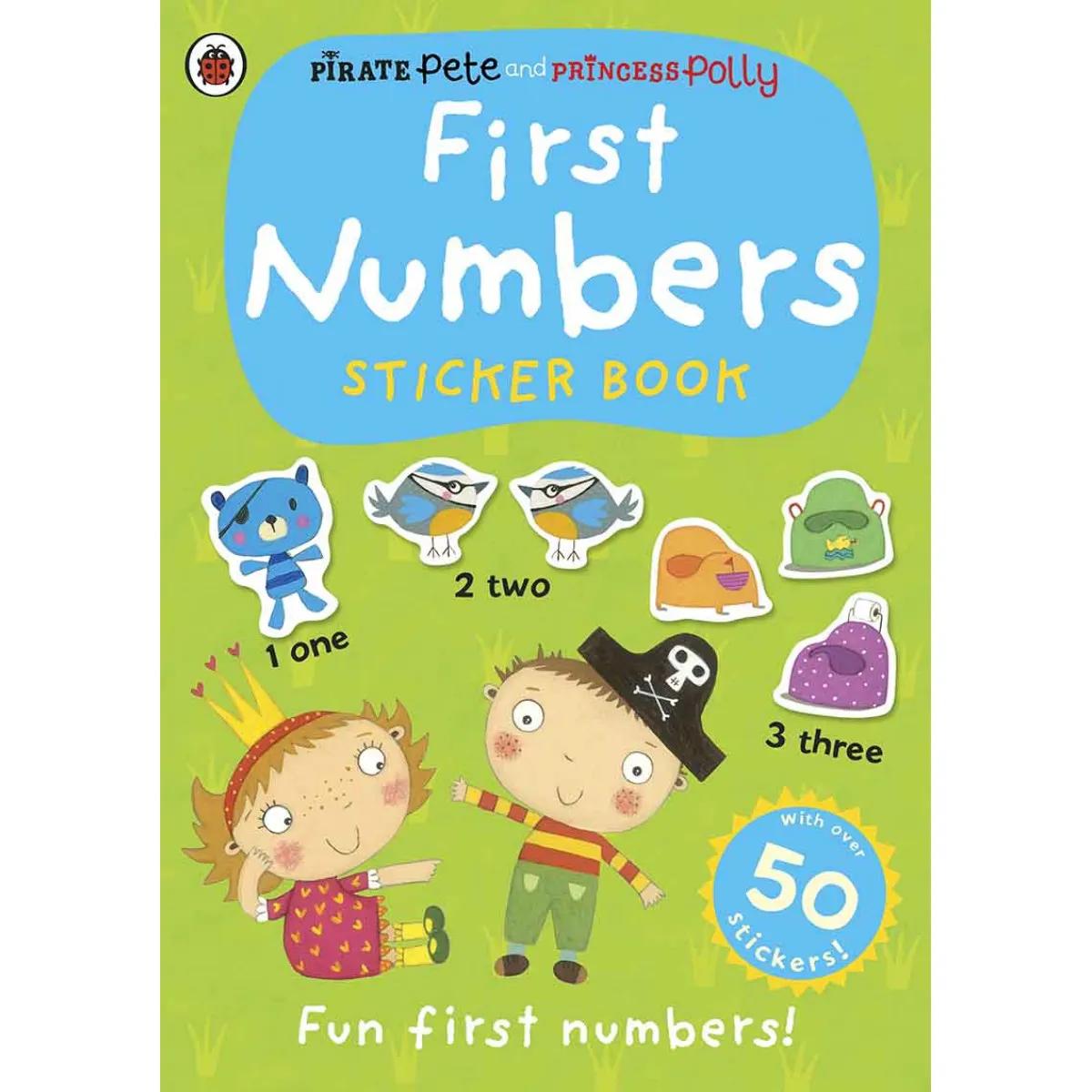 FIRST NUMBERS A Pirate Pete and Princess Polly sticker activity book 
