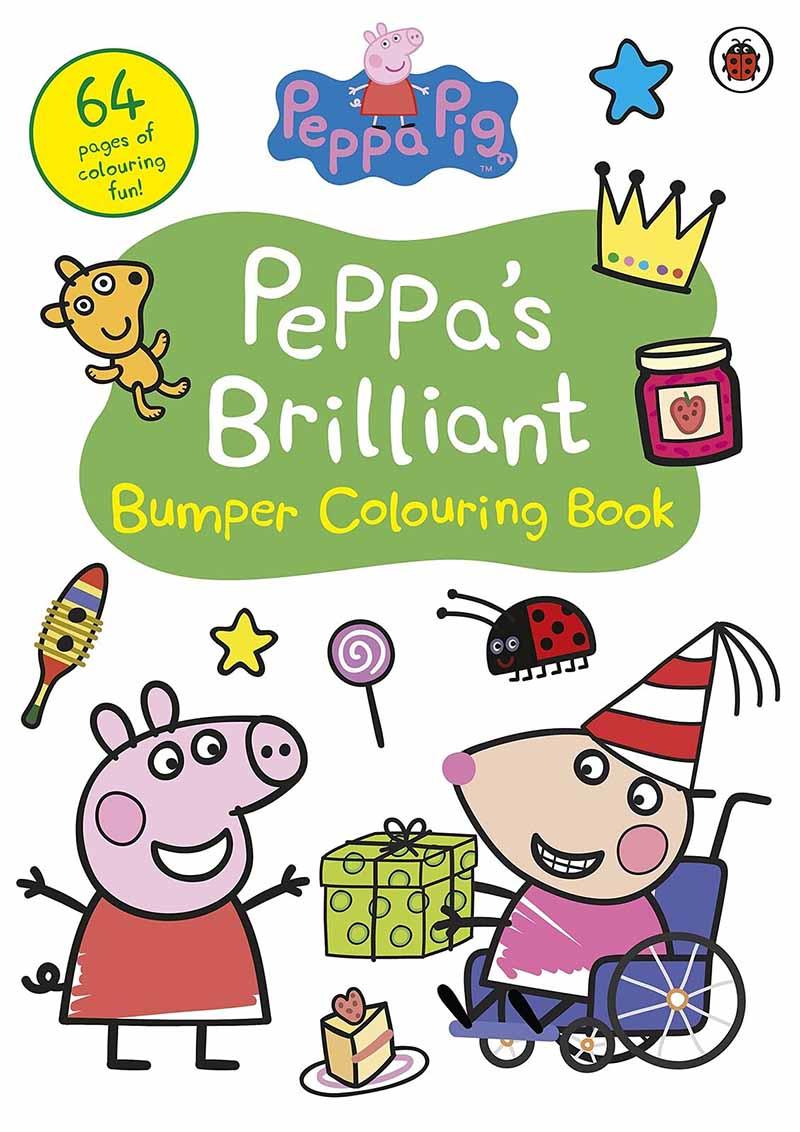 PEPPA PIG PEPPAS BRILLIANT BUMPER COLOURING BOOK 