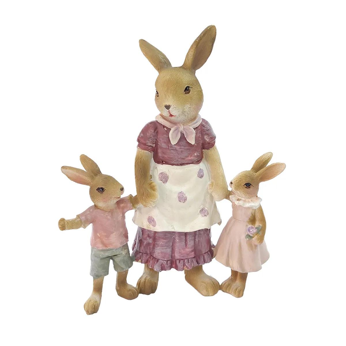 Uskršnja figura MAMA ZEKA I ZEČIĆI 