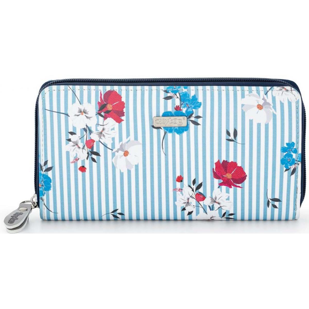 Novčanik NAVY FLOWERS 