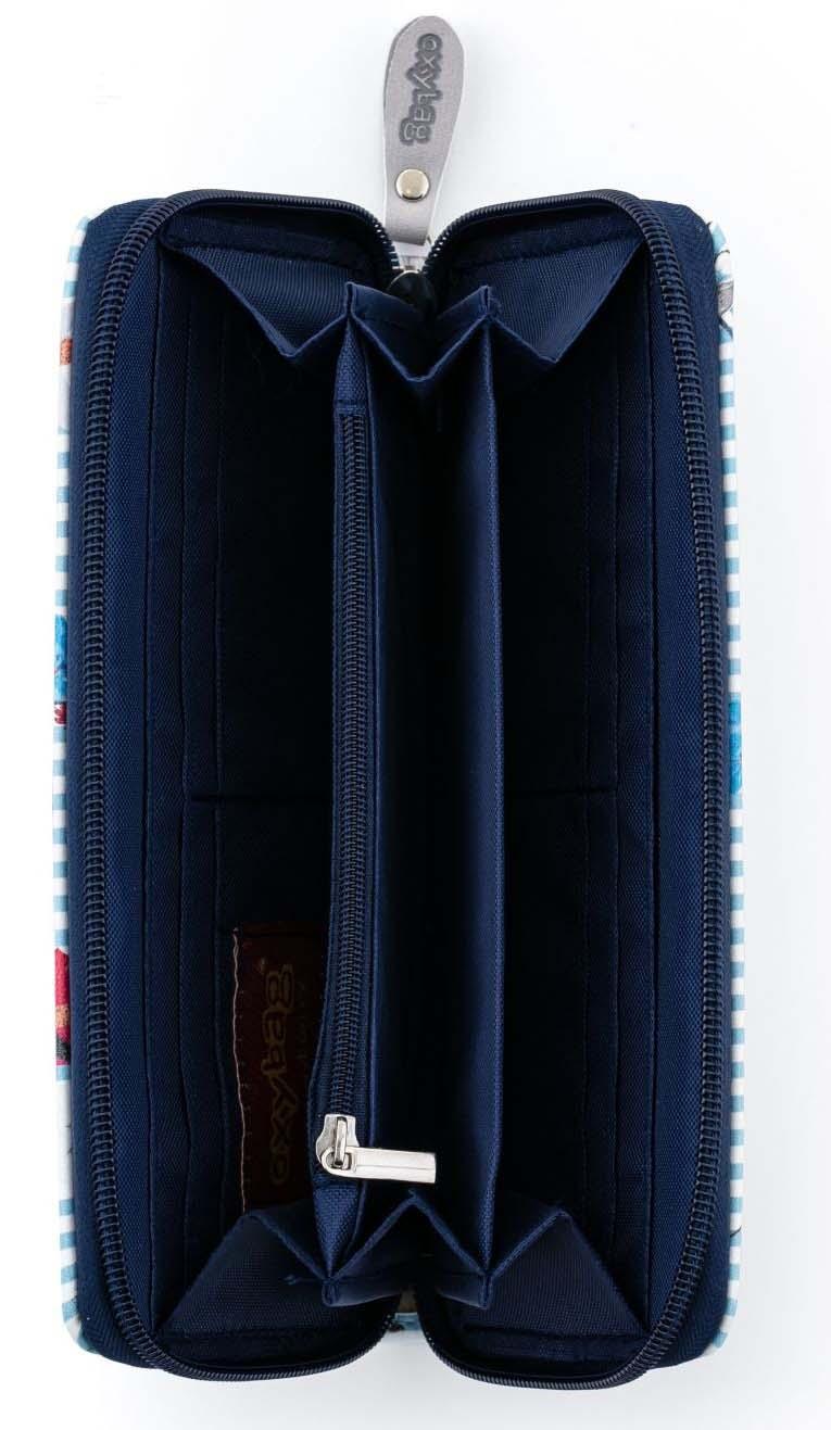 Novčanik NAVY FLOWERS 