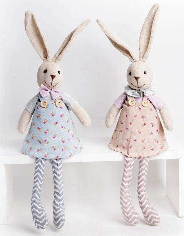 Uskršnja figura ZEČICA RETRO - 45cm / DVE VRSTE 