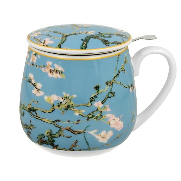 Velika šolja za čaj sa infuzerom ALMOND BLOSSOM - VAN GOGH 