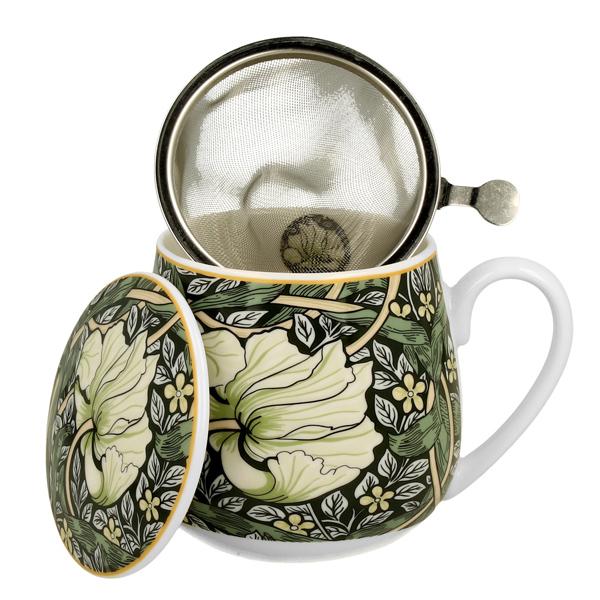 Velika šolja za čaj sa infuzerom PIMPERNEL - W MORRIS 