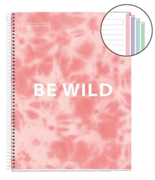 MIQUELRIUS sveska A4 na linije ROSA 