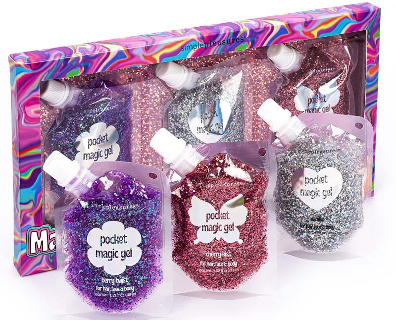 Dečiji set gelova za kosu GLITTER 