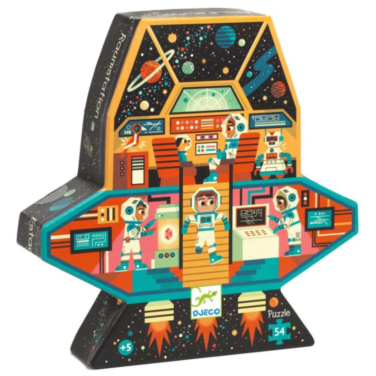 Puzzle za decu SVEMIRSKA STANICA 54 kom 